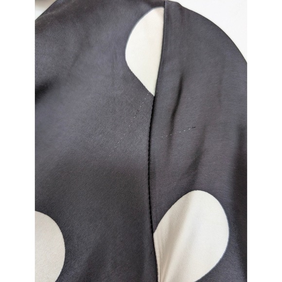 Free People Tigre Mini Dress XS Black White Polka Dot Long Sleeve - Picture 4 of 10